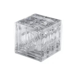 Acrylic Napkin Rings in Crystal Clear - Set of 4 Napkin Rings