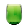 Acrylic 12oz Tumbler Glass in Emerald - 6 Each
