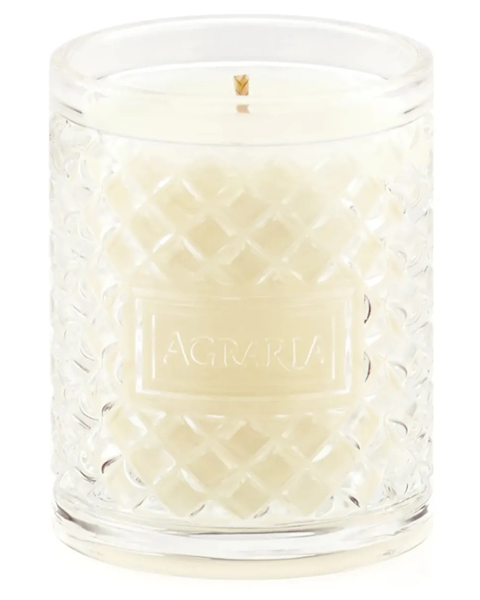 Agraria Large Crystal Candle in Lime & Orange - 1 Each