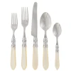 Aladdin Brilliant Ivory Five-Piece Place Setting