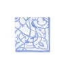 Algarve Ceramic Blue Paper Linen Cocktail Napkins - 15 Per Package