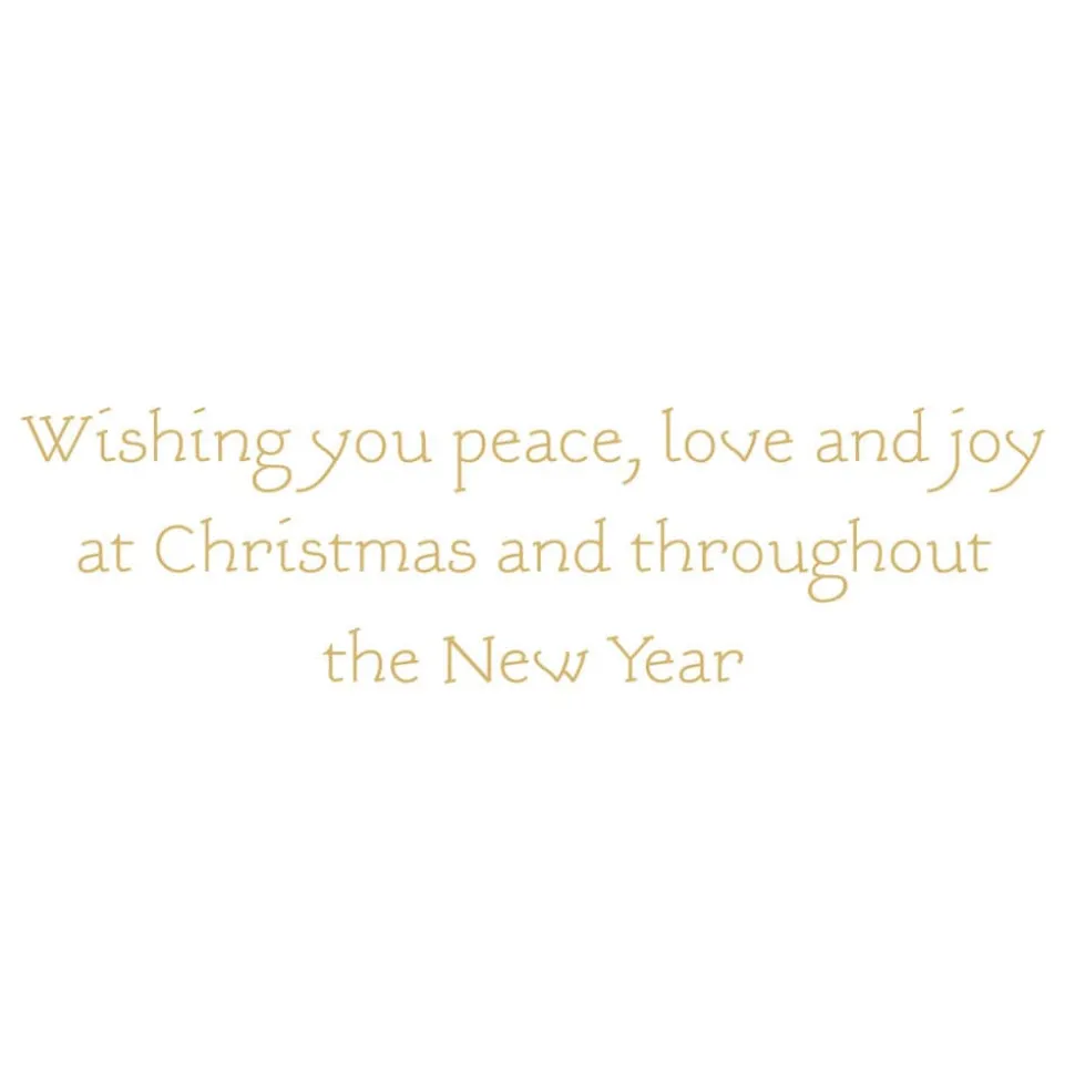 Angel Peace Wreath Classic Boxed Christmas Cards - includes 15 cards & envelopes