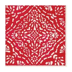 Annika Paper Luncheon Napkins in Red - 20 Per Package