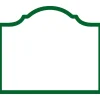 Arch Hunter Green Place Cards - includes 8 Place Cards