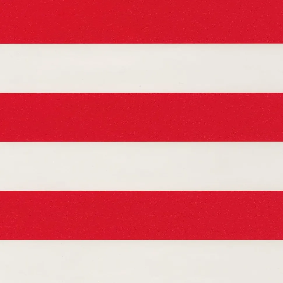 Awning Stripe Red & White Roll Wrap - includes 1 Roll