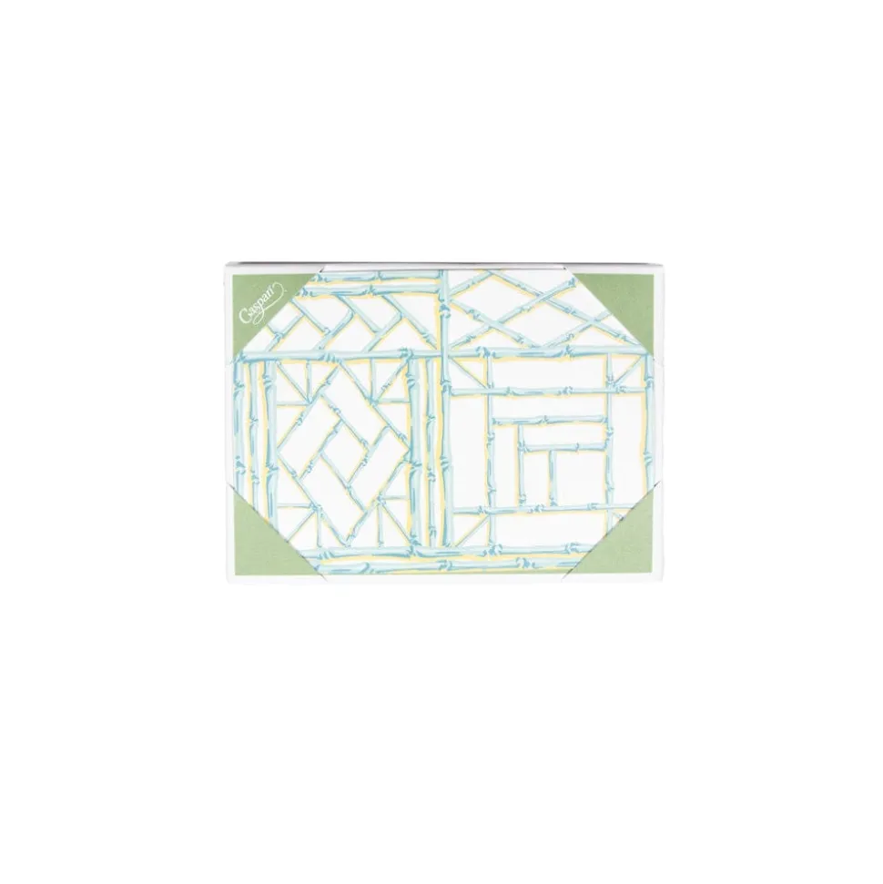 Bamboo Screen Boxed Note Cards - 8 Cards and 8 Envelopes per Package