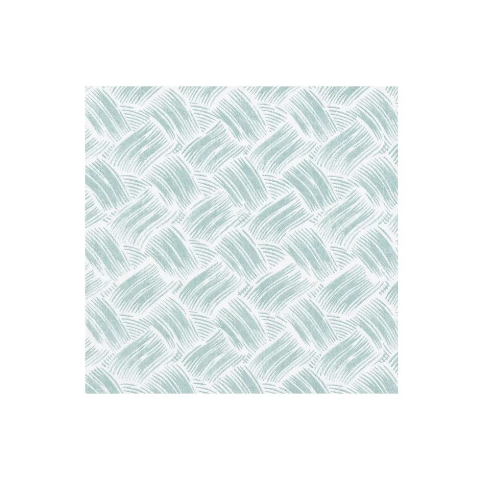 Basketry Mist Paper Linen Boxed Cocktail Napkins - 30 Per Package