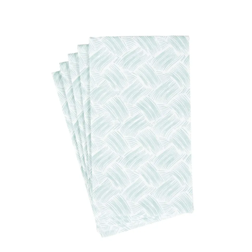 Basketry Mist Paper Linen Guest Towel Napkins - 12 Per Package