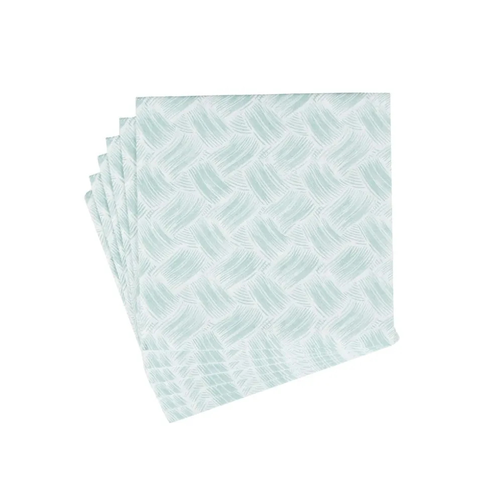 Basketry Mist Paper Linen Luncheon Napkins - 15 Per Package