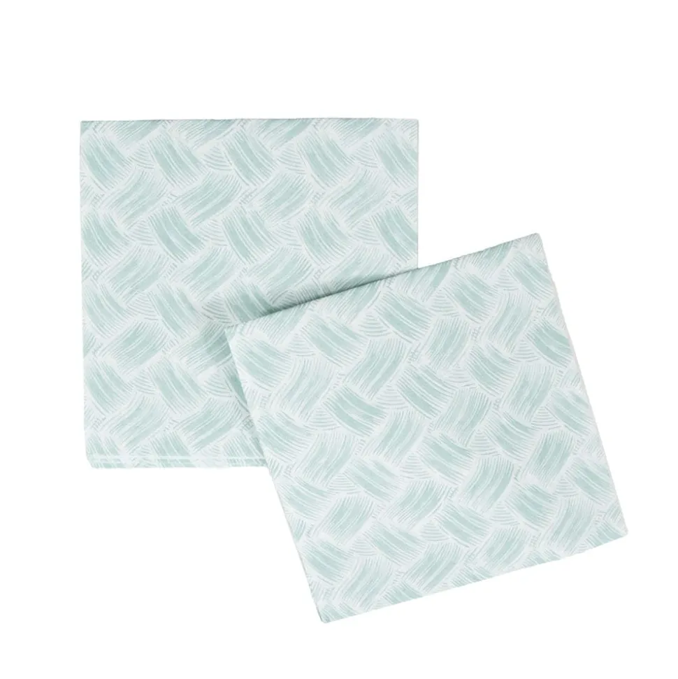 Basketry Mist Paper Linen Luncheon Napkins - 15 Per Package