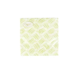 Basketry Moss Green Paper Linen Cocktail Napkins - 15 Per Package
