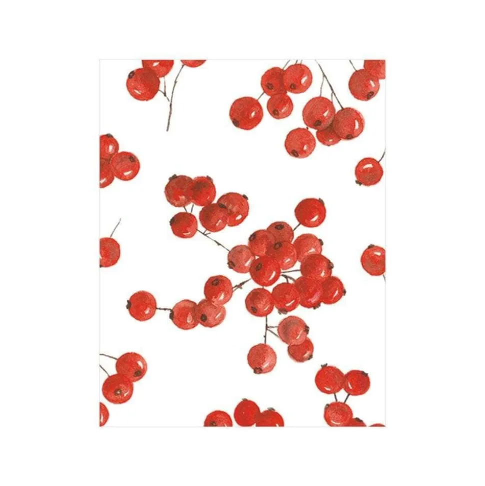 Berry Gathering Gift Enclosure Cards - 4 Mini Cards & 4 Envelopes