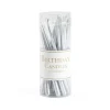 Birthday Candles in Silver - 20 Candles Per Box