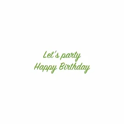 Birthday Party Animals - Set Of Six Greeting Cards And Envelopes