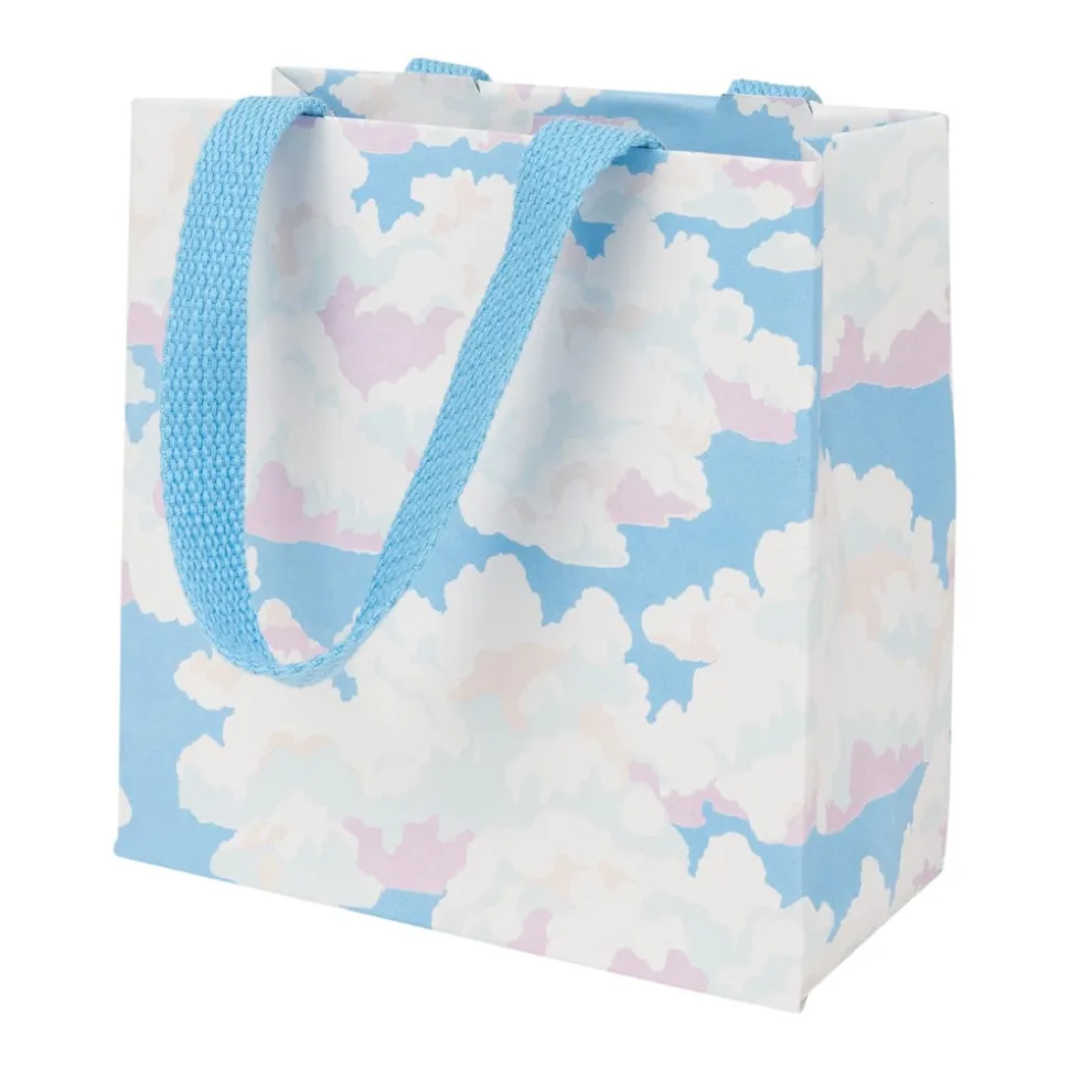 Blue Skies Small Square Gift Bags - One Gift Bag Included