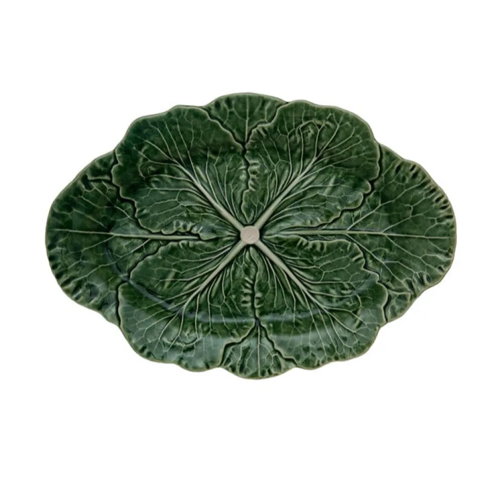 Bordallo Pinheiro Cabbage Oval Platter