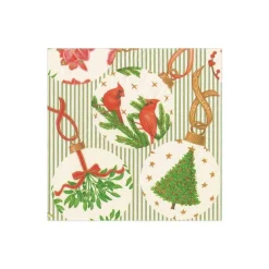 Botanical Ornaments Paper Cocktail Napkins - 20 Per Package