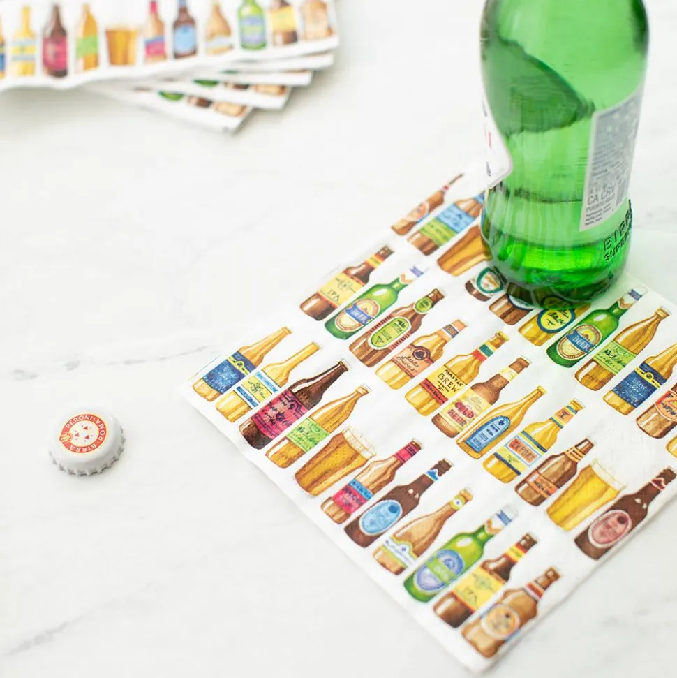 99 Bottles Paper Cocktail Napkins - 20 Per Package