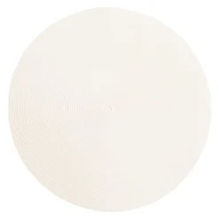 Braided Round Placemat in Bone - 1 Each