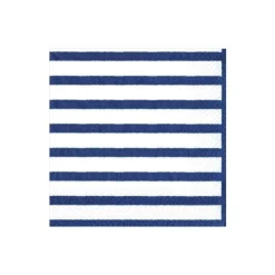 Bretagne Paper Cocktail Napkins in Blue - 20 Per Package