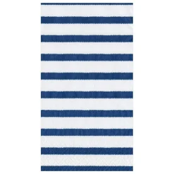 Bretagne Paper Guest Towel Napkins in Blue - 15 Per Package