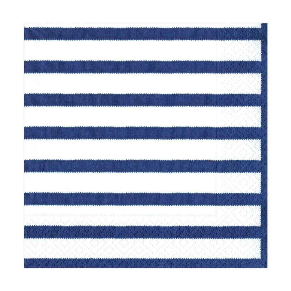 Bretagne Paper Luncheon Napkins in Blue - 20 Per Package