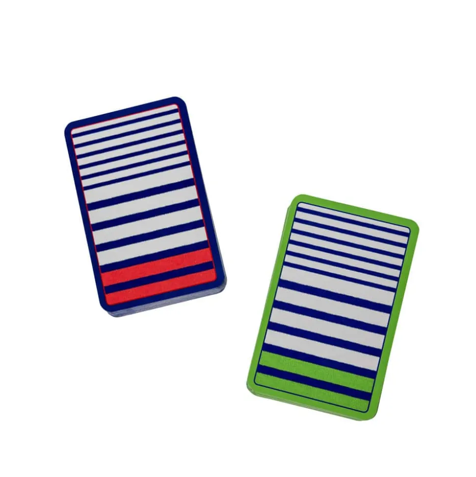 Breton Stripe Playing Cards - 2 Decks Included