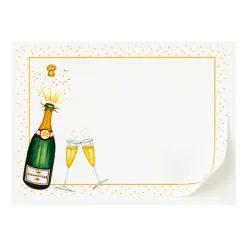 Bubbly Self-Adhesive Labels - 12 Per Package