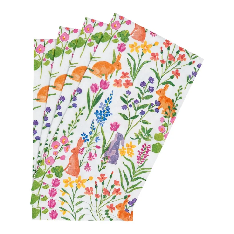Bunny Field Guest Towel Napkins - 15 Per Package