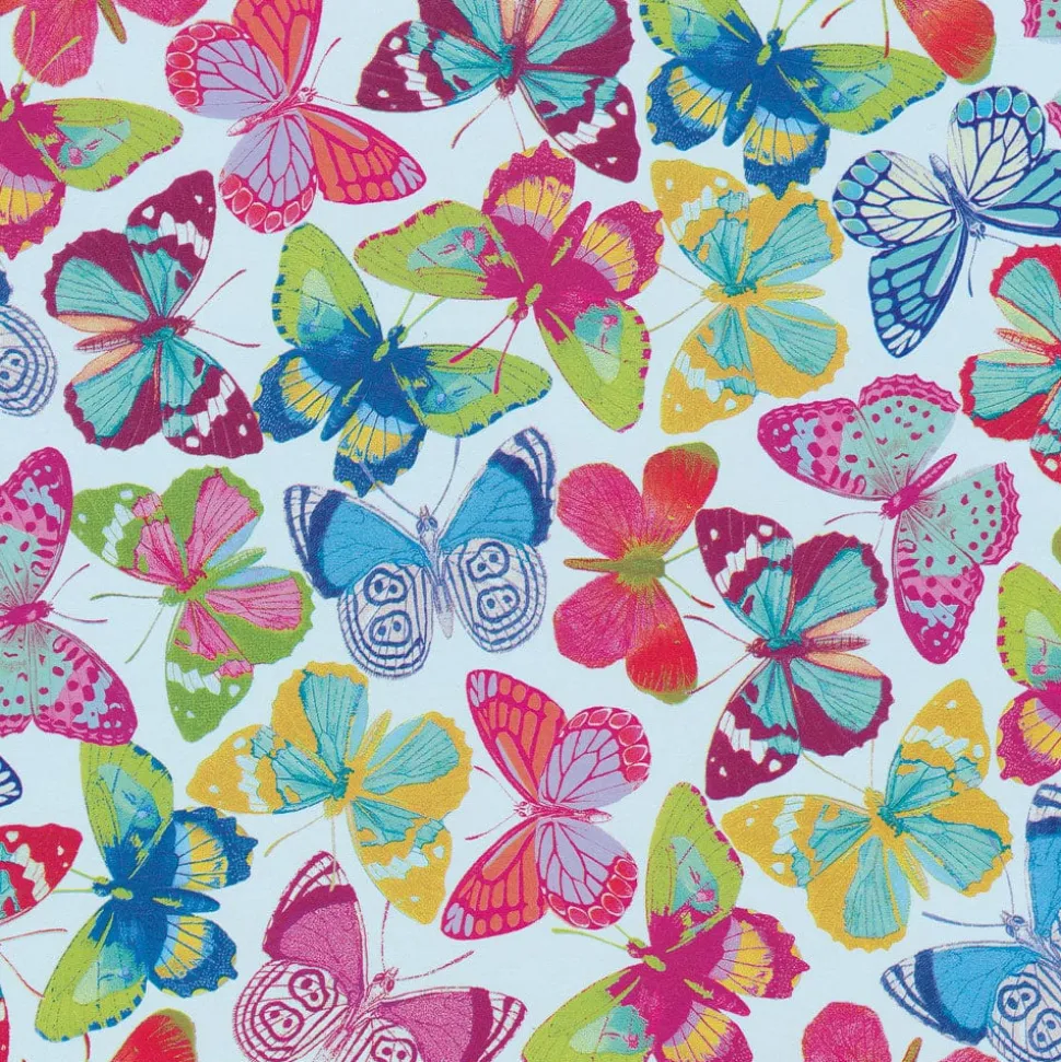 Butterflies Gift Wrapping Paper - 30" x 8' Roll