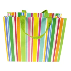 Cabana Stripe Bright Large Gift Bags - 1 Each