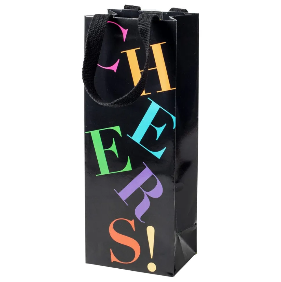 Cheers To You Wine & Bottle Gift Bags - 1 Each