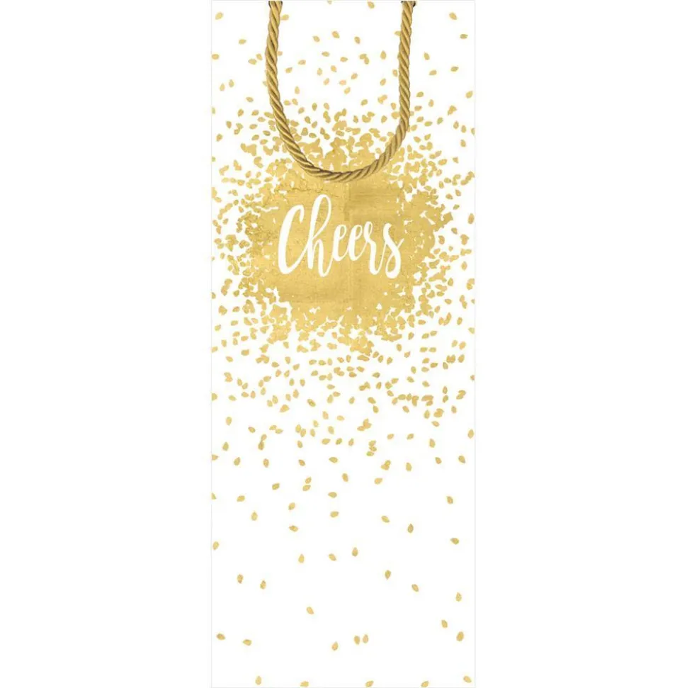 Cheers Wine & Bottle Gift Bag - 1 Each