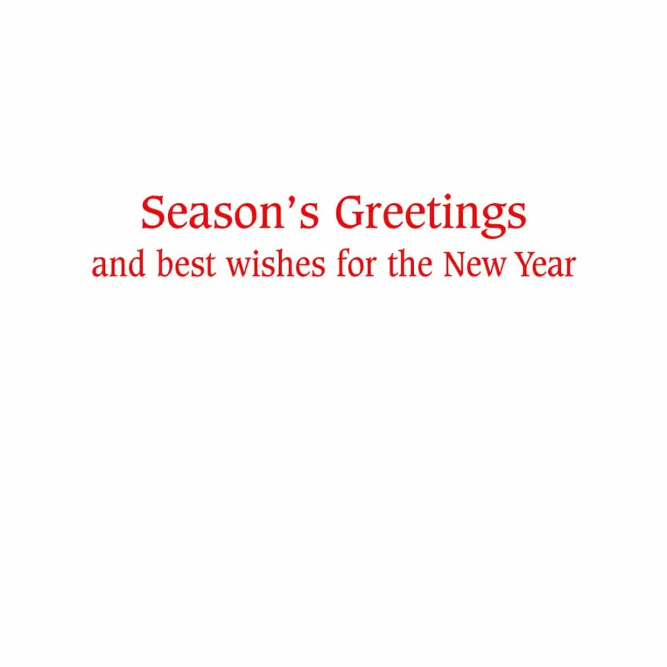 Chickadees And Berry Branches A-Size Boxed Christmas Cards - 15 Cards And Envelopes