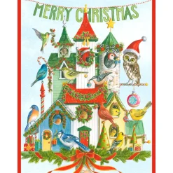 Christmas Birdhouse Personalized Christmas Cards