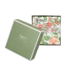 Christmas Chinoiserie White Boxed Cocktail Napkins - includes 12 Boxed Cocktail Napkins