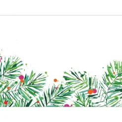 Christmas Fir Self-Adhesive Labels - 12 Per Package