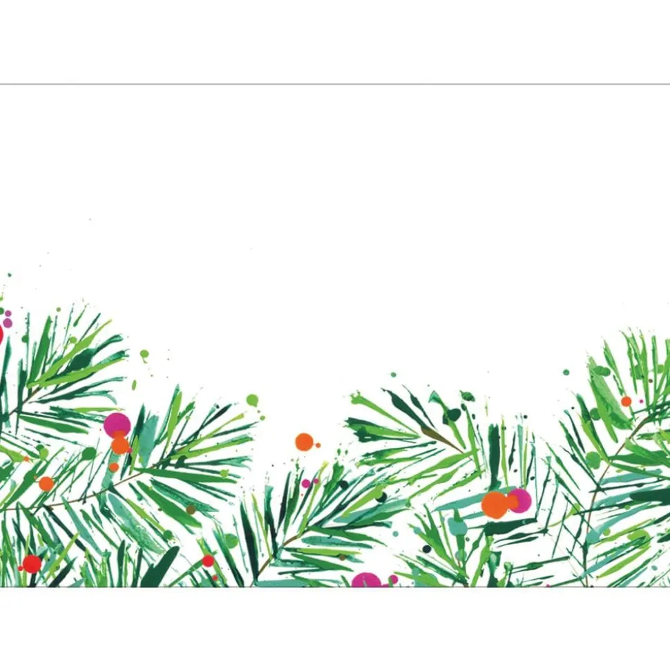 Christmas Fir Self-Adhesive Labels - 12 Per Package