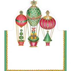 Christmas in the Air Die-Cut Place Cards - 8 Per Package