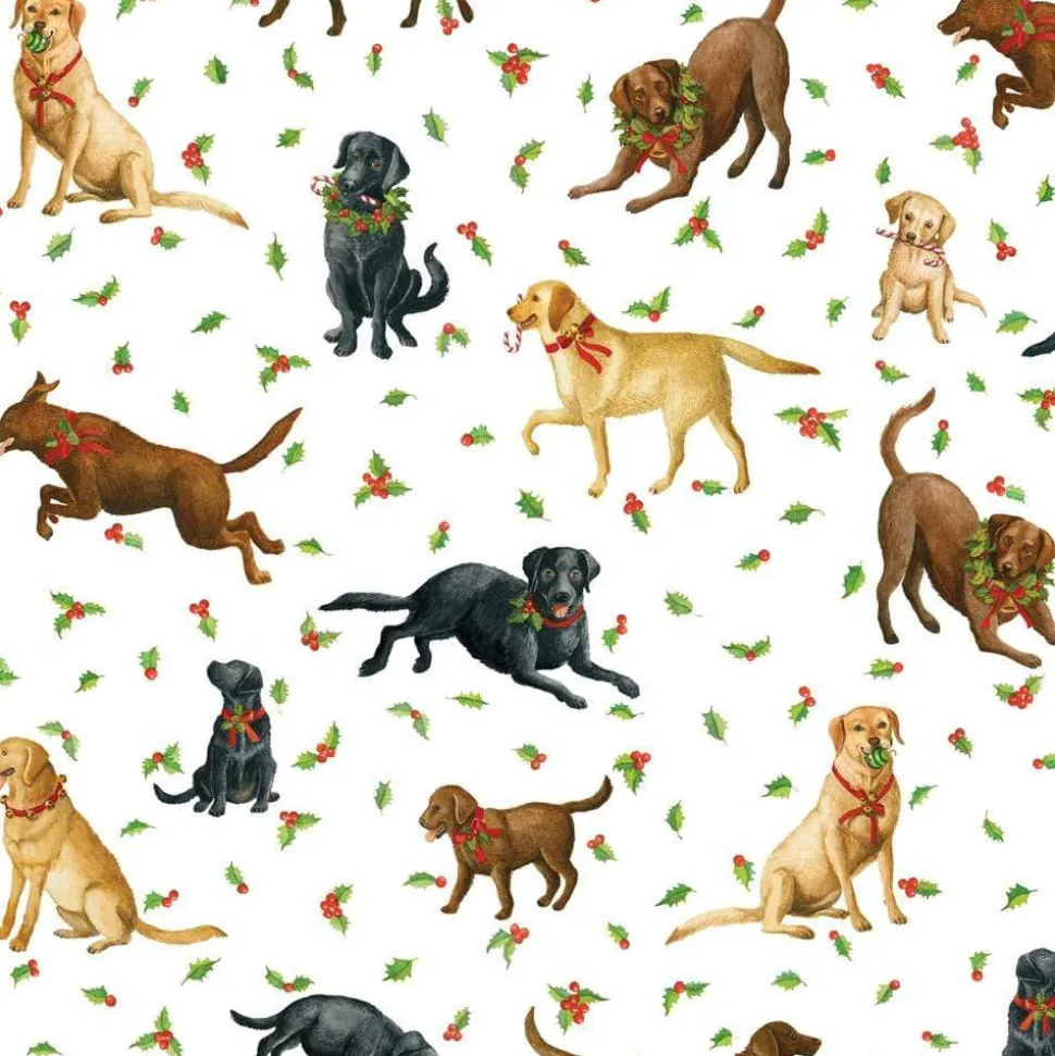 Christmas Labs Gift Wrapping Paper - 30" x 8' Roll