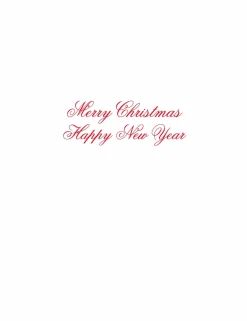 Christmas Tree Embossed Large Boxed Christmas Cards - includes 10 cards & envelopes
