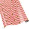 Christmas Tree Gingham Gift Wrapping Paper - Bundle of 2 30" x 8' Roll