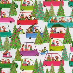 Christmas Tree Shopping Gift Wrap - One 30