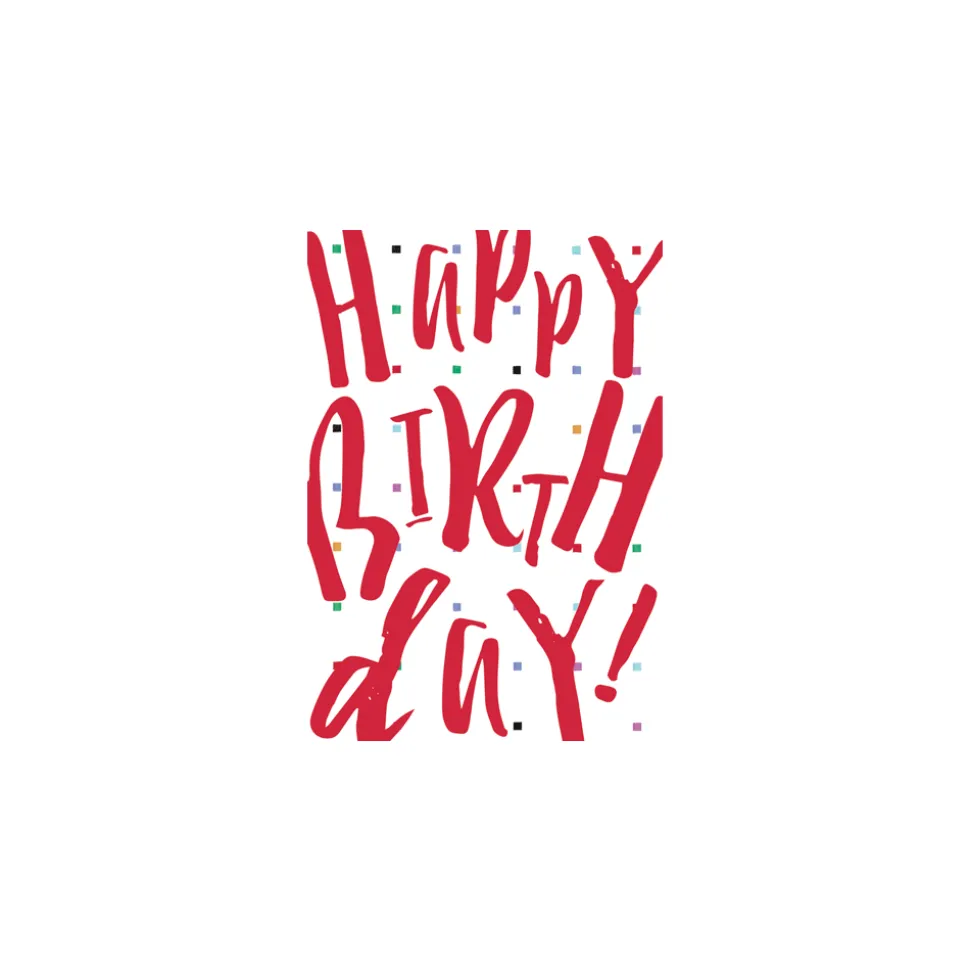 Classic Birthday - Set Of Six Greeting Cards And Envelopes
