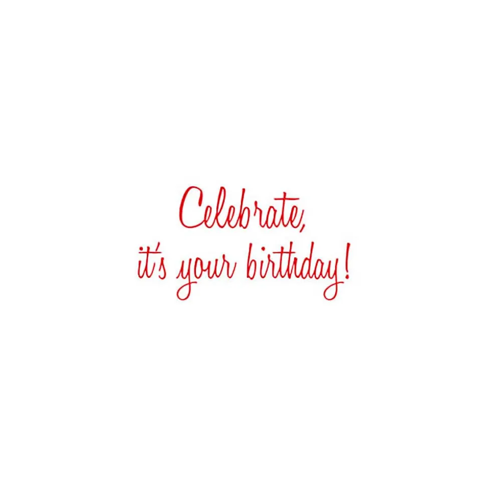 Classic Birthday - Set Of Six Greeting Cards And Envelopes