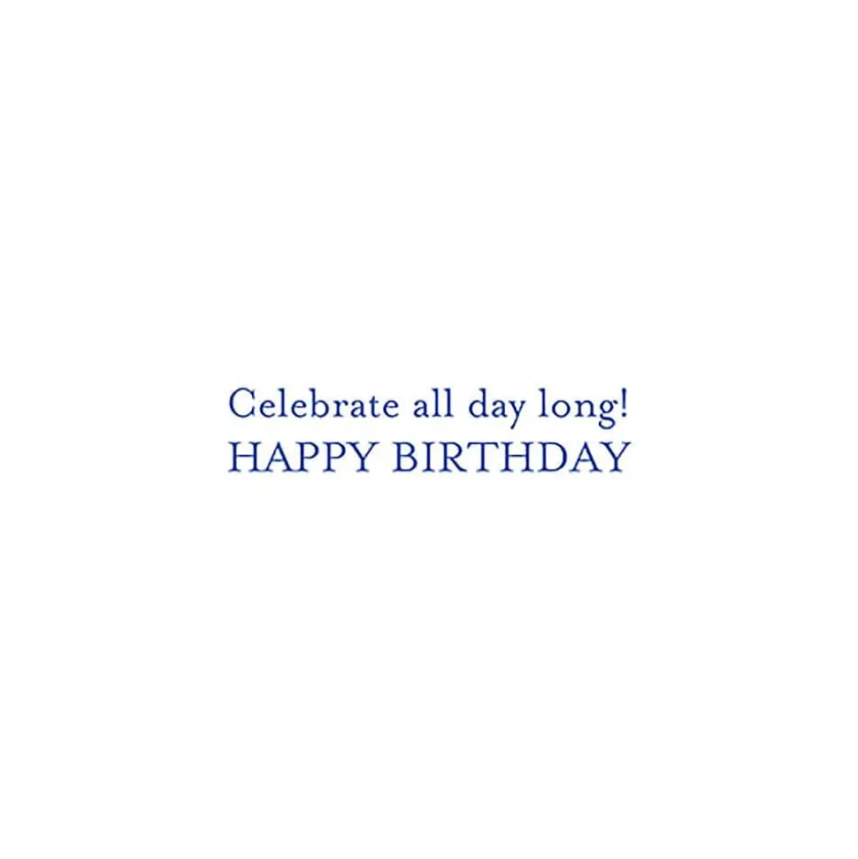 Classic Birthday - Set Of Six Greeting Cards And Envelopes