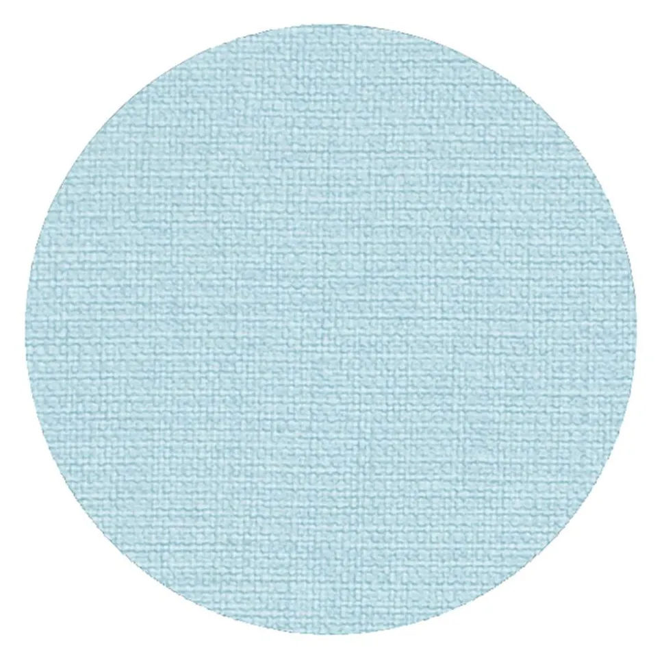 Classic Canvas Felt-Backed Coasters in Aqua - 8 Per Box