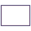 Classic 2 Tone Border Navy & Red Correspondence Cards - 12 Per Package