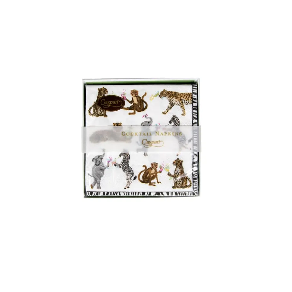 Cocktails Gone Wild Boxed Cocktail Napkins - 40 Per Box