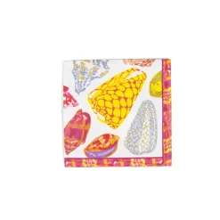 Coquillage Purple Boxed Cocktail Napkins - 40 Per Box